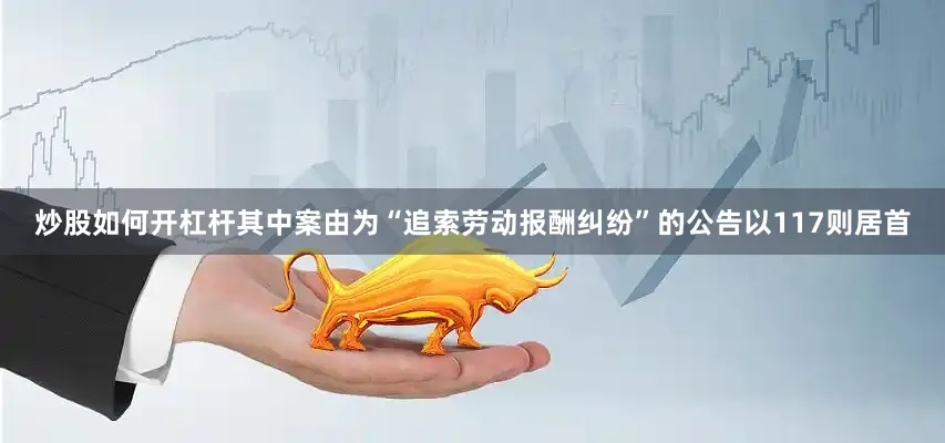 炒股如何开杠杆其中案由为“追索劳动报酬纠纷”的公告以117则居首